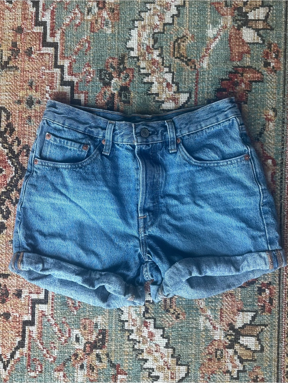 Levi’s 501 High-Rise Denim Shorts